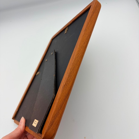 Wood Oval Picture Frame Display Stand Made in Thailand - Picture 5 of 8